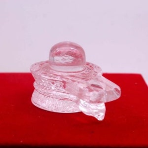 Crystal Sphatik Shivling (2 inch / 100 gm )