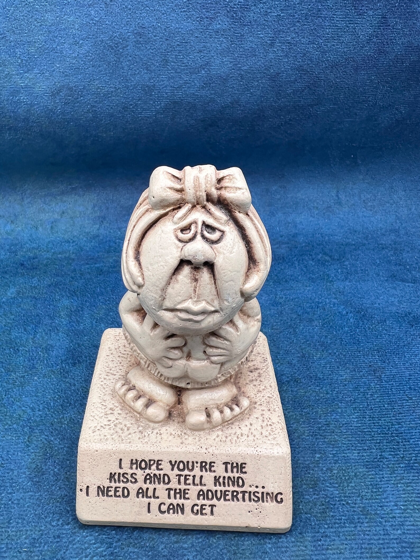 Vintage Paula Statue 1973 W340 Kiss and Tell Etsy