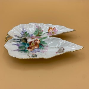 Vintage Trinket Tray Rosetti Double Leaf Tray Japan