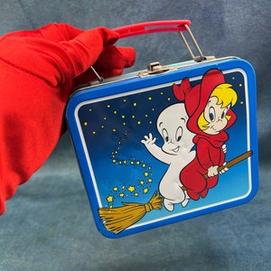 Vintage Tin Mini Lunchbox Casper the Friendly Ghost and Wendy 1999 Free Shipping
