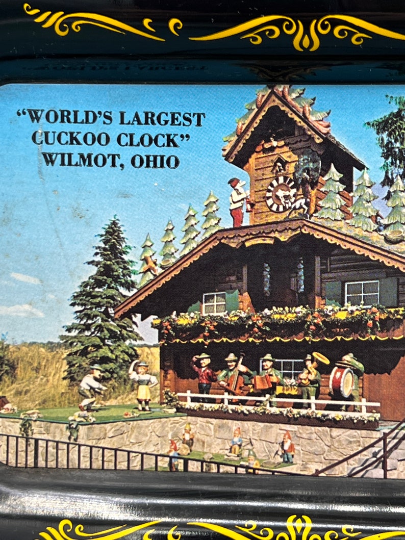 Vintage World's Largest Cuckoo Clock Wilmot Ohio Souvenir Etsy