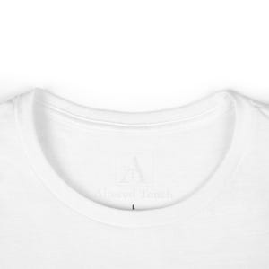 May include: White t-shirt with a white label that says "Altered Touch" and a size "L" printed on it.