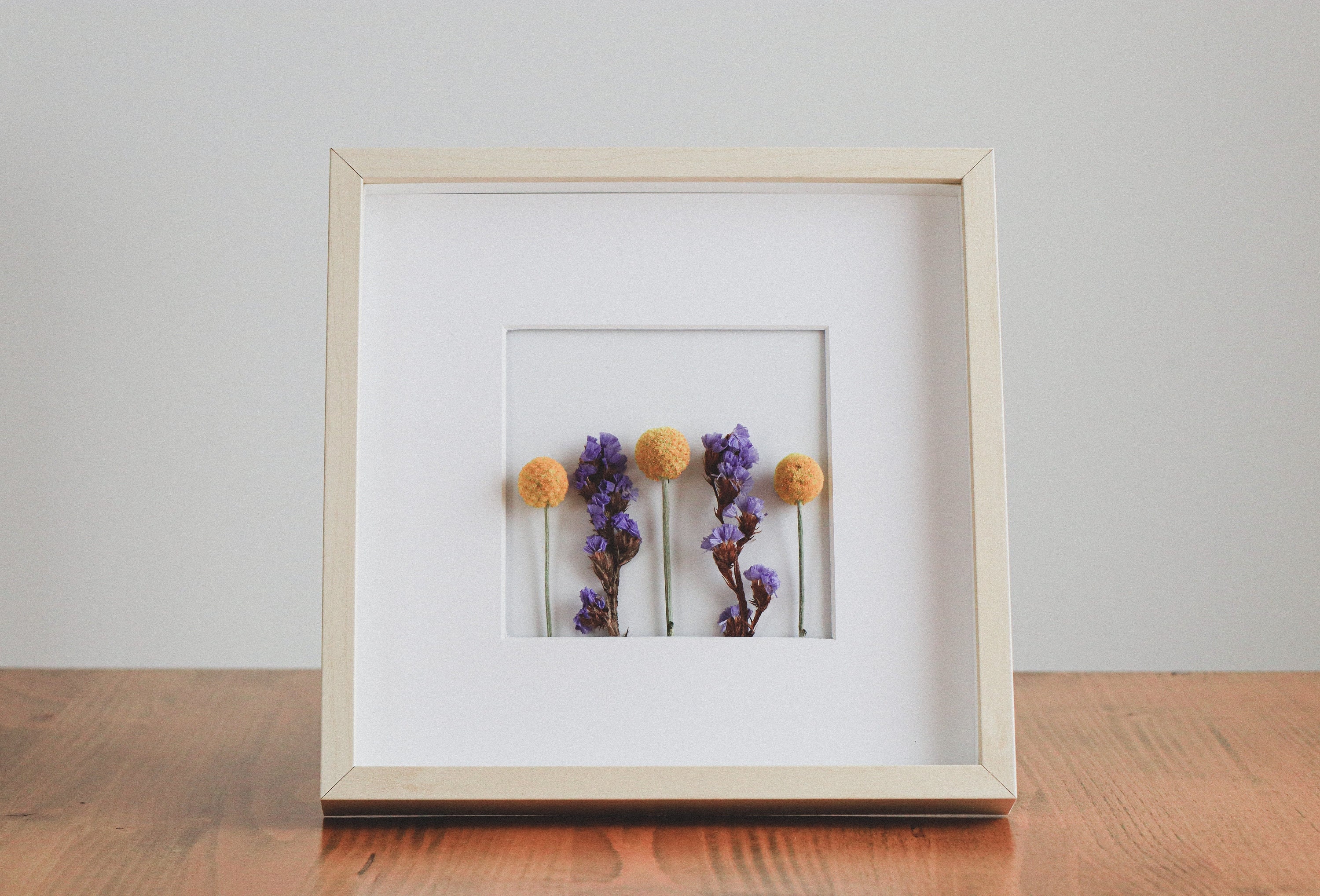 Press Dried Flower Glass Picture Framefamily Photo Display 