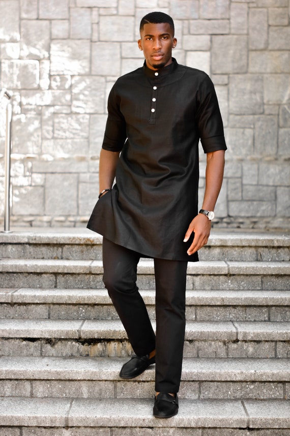 african dress for men Clothing,Kaftan,Dashiki Mens Shirt,Family African Wear,African Wedding Attire,Groom Suit,Groomsmen, Nigerian party, Buba,Sokoto Brand_Medline 40 (MESSAGE FOR DESIRED royal blue: Dresses For Outfit Color:Dusty Rose/Nude