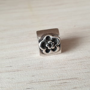 Pandora Daisy Sterling Silver Bead Charm - 925 ALE Silver Flower - 790187 Retired