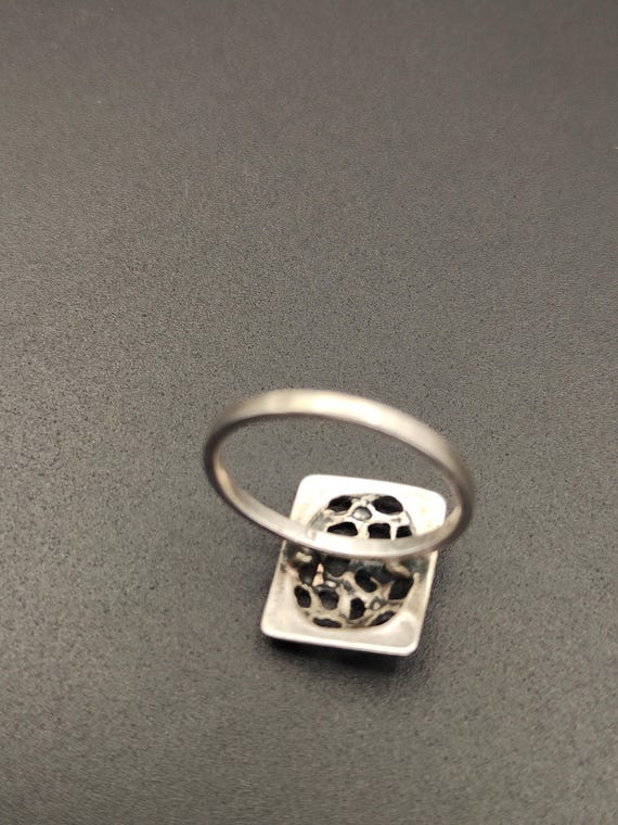 Vintage 835 Silver Abstract Ring - Dutch Design, … - image 8