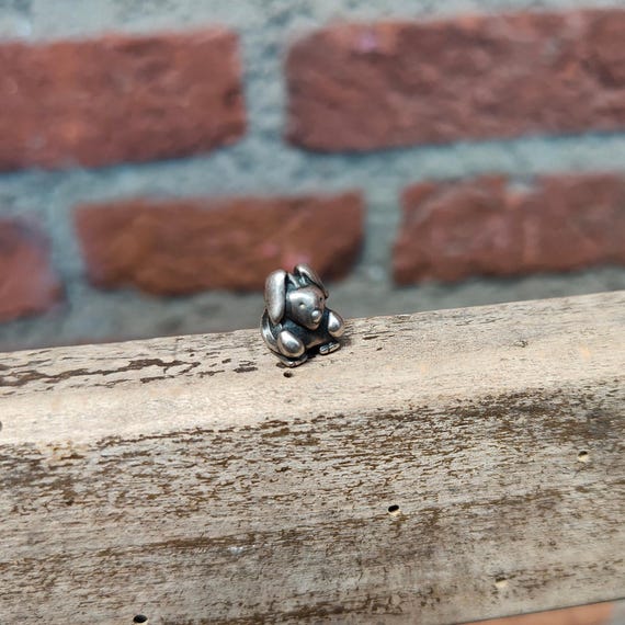 Retired Pandora Sterling Silver Rabbit Charm: 925… - image 7