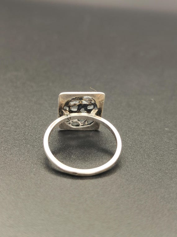 Vintage 835 Silver Abstract Ring - Dutch Design, … - image 9