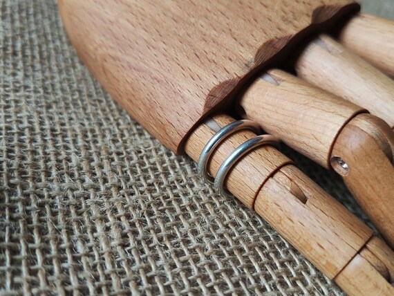 925 Sterling Silver Stackable Bands - US Size 7 -… - image 4