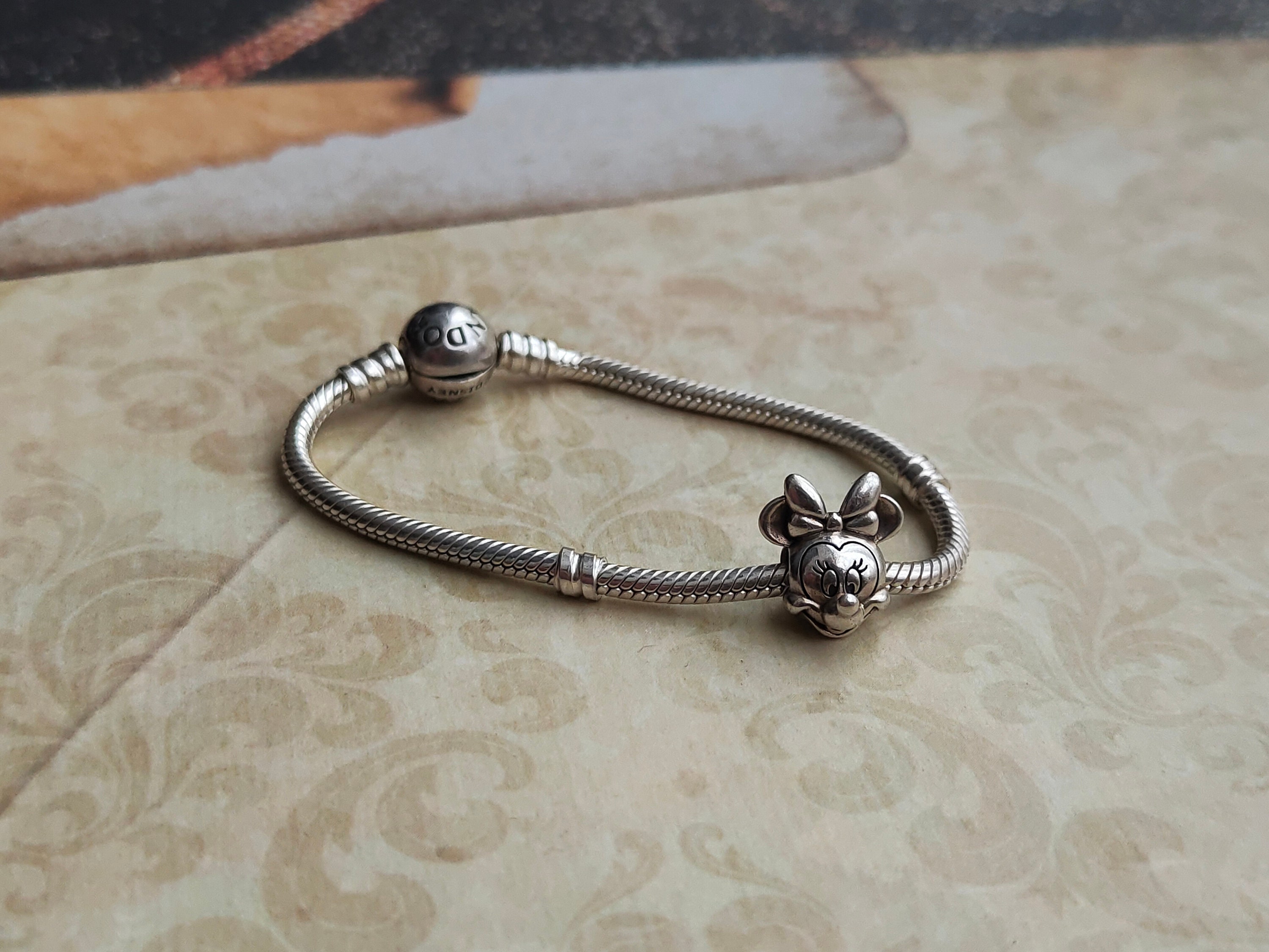 Mickey Mouse Icon Fantasyland Castle Slider Bracelet by