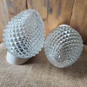 Lampada da soffitto in vetro a forma di pigna retrò - Nuovo di zecca - Set di 2