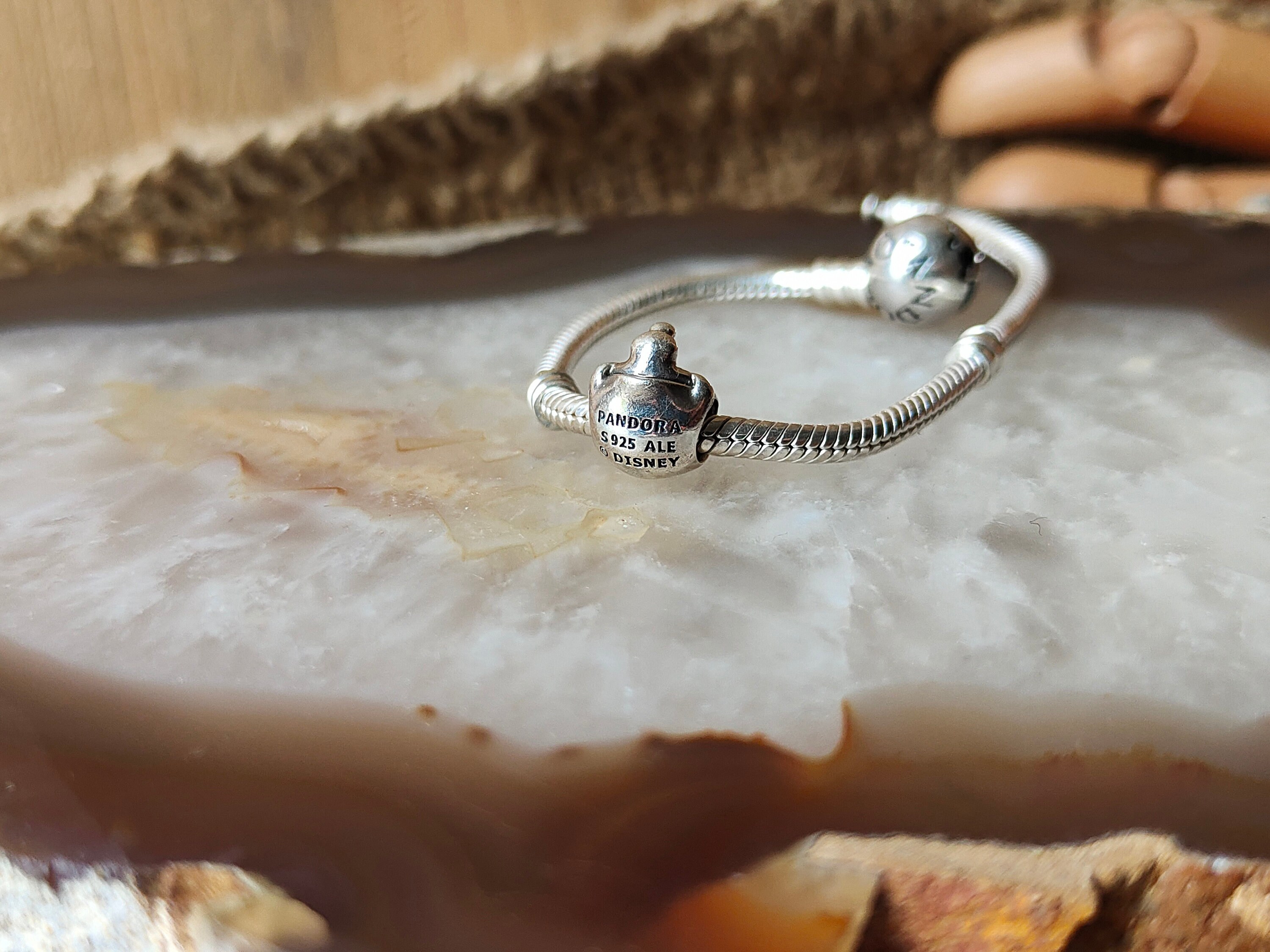 Mickey Mouse Icon Fantasyland Castle Slider Bracelet by