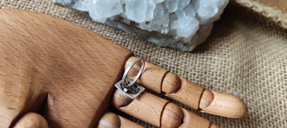 Vintage 835 Silver Abstract Ring - Dutch Design, … - image 19