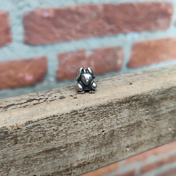 Retired Pandora Sterling Silver Rabbit Charm: 925… - image 2