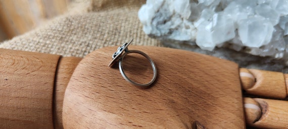 Vintage 835 Silver Abstract Ring - Dutch Design, … - image 15