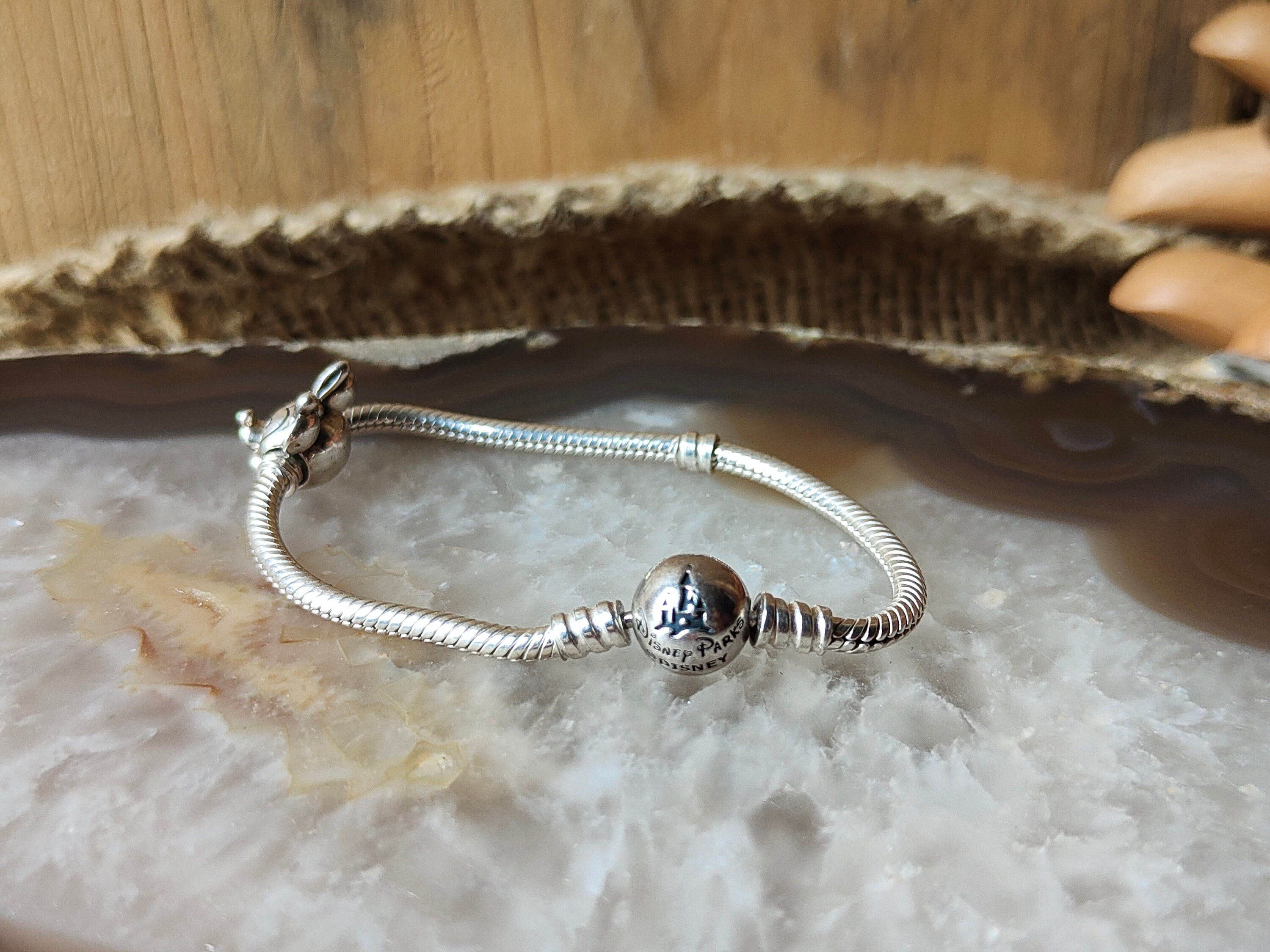 Sterling Silver Pandora Bracelet From Disney Parks