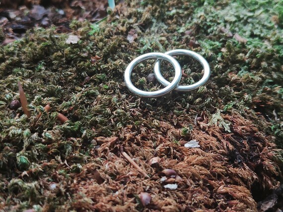 925 Sterling Silver Stackable Bands - US Size 7 -… - image 8