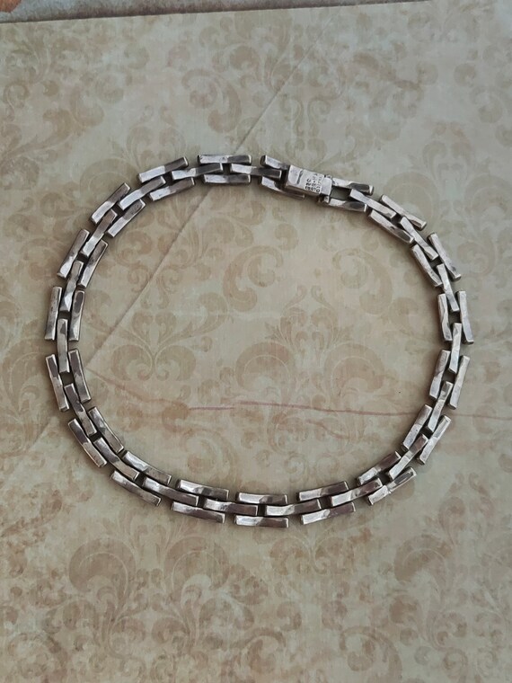 Impressive Sterling silver choker necklace from M… - image 7