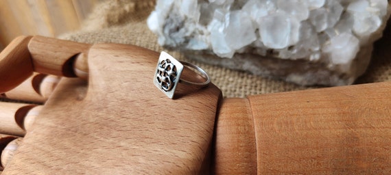 Vintage 835 Silver Abstract Ring - Dutch Design, … - image 16