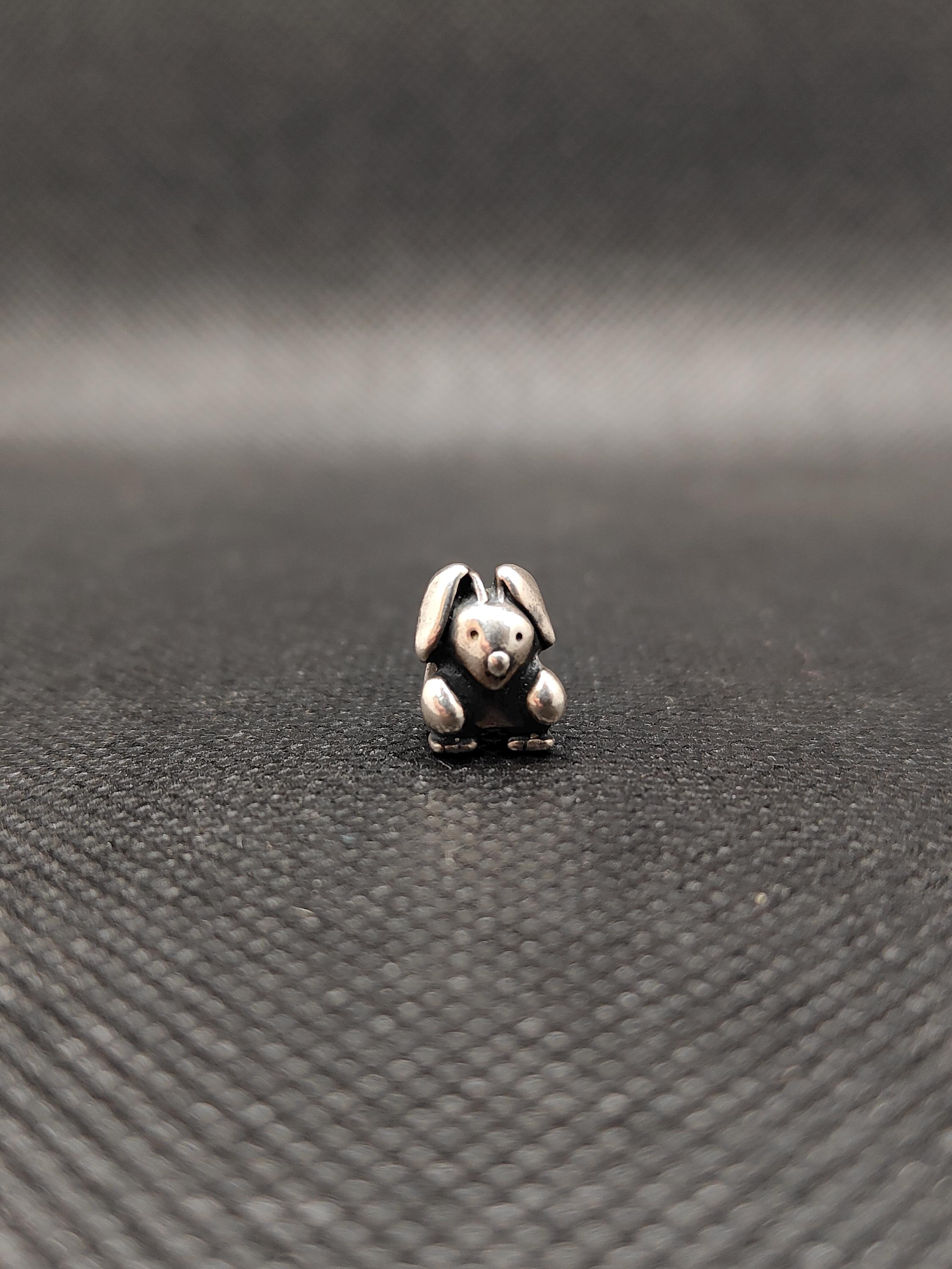 Retired Pandora Sterling Silver Rabbit Charm: 925 ALE Signed - Etsy