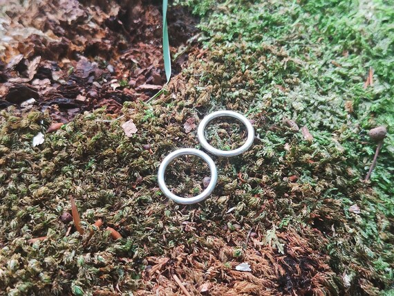 925 Sterling Silver Stackable Bands - US Size 7 -… - image 7