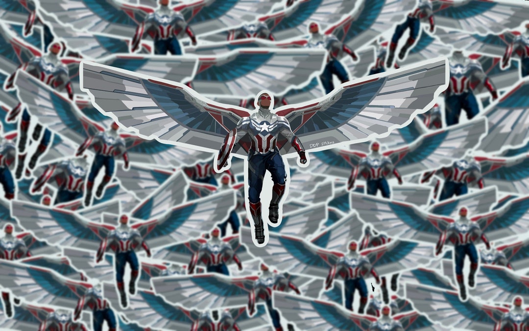 Sam Wilson Sticker Sam Wilson Captain America - Etsy