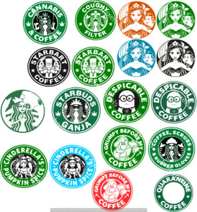 Silhouette Cricut Coffee Starbucks SVG