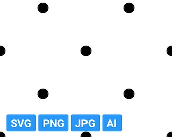 Seamless dots pattern SVG, vector pattern, circles, small, spots, fashion pattern, instant download digital pattern svg, png, ai, jpg