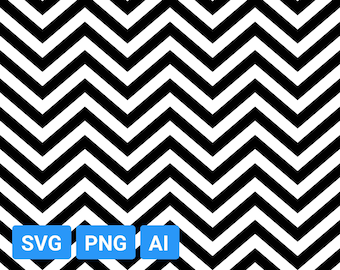 Patrón Chevron SVG: Diseño en zigzag (Descarga digital)