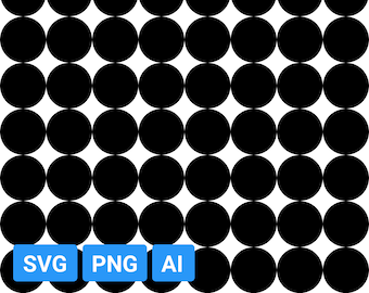 Geometric Circles Pattern: Abstract Dots Background (SVG, PNG, AI)