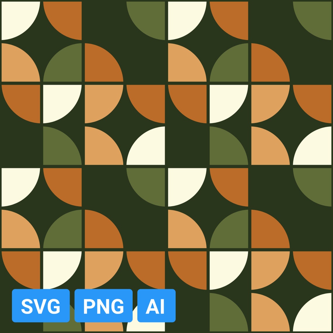 Vector Seamless Patterns SVG Bundle abstract color pattern | Etsy