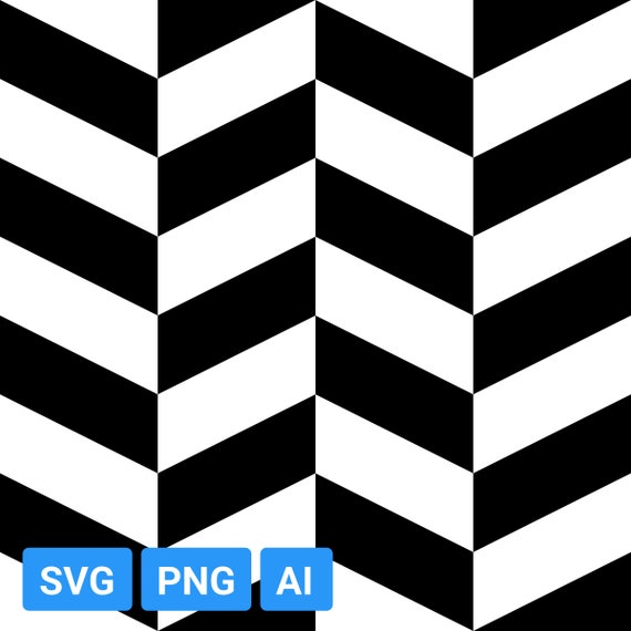 Geometric Chevron Pattern: Abstract SVG, PNG, AI (Digital Download)