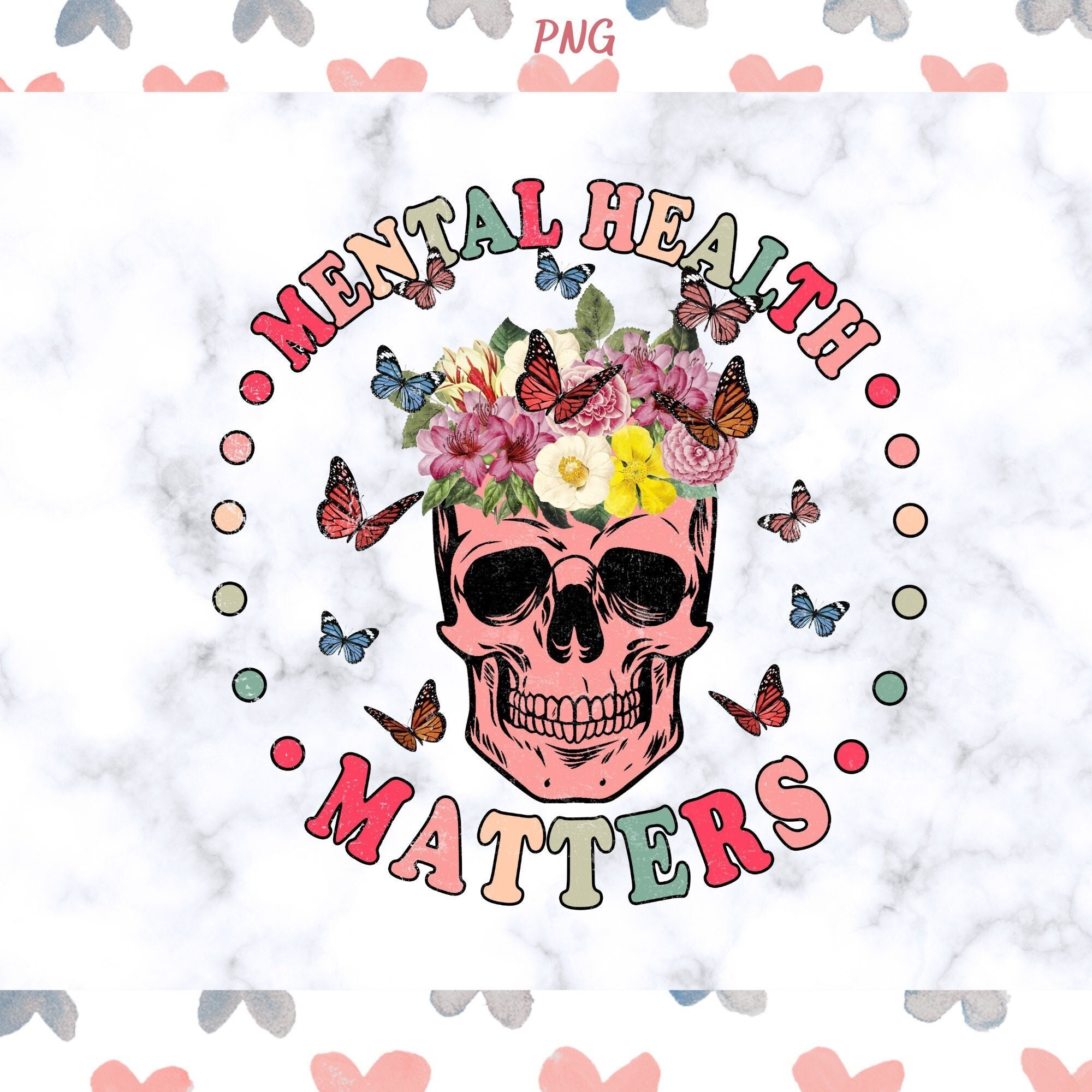 Mental Health Matters Sublimation Design PNG Digital Download - Etsy