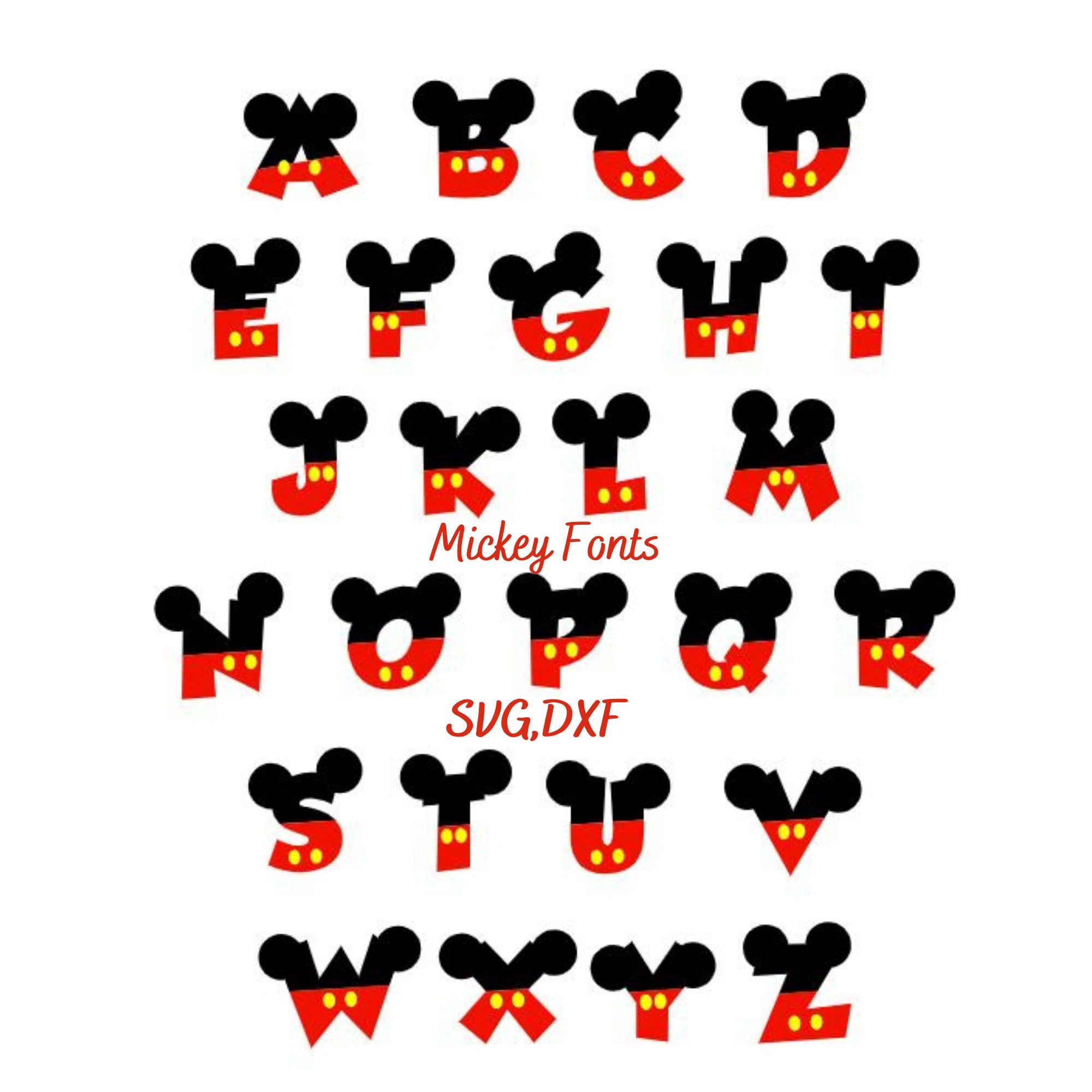 mickey mouse printable numbers