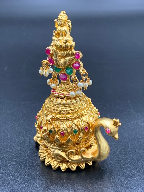 Peacock Design Box/ Lakshmi Print Box/ Puja Item/ Sindoor Box