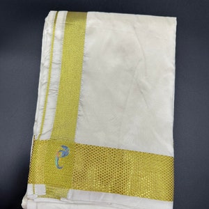 Dhoti Set/ Panchalu/ Kanduva/ Angavastram/ Keepas Panchalu/ Vesti/ Cotton Dhoti Set/ God Clothes/ Puja Clothes