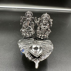 Silver Item/ Wedding Gift/ Lakshmi Print Diya/ Silver Deepam/ Elephants/ Gifting Item/ Ganesh Deepam/ Wedding Declaration