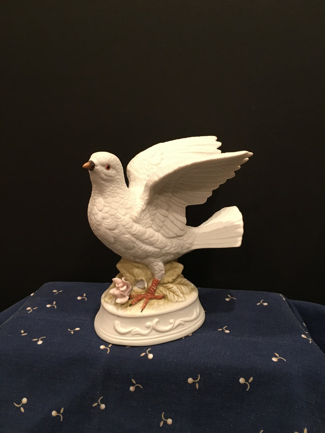Porcelain Bisque Dove 9479 by Napco Vintage Etsy
