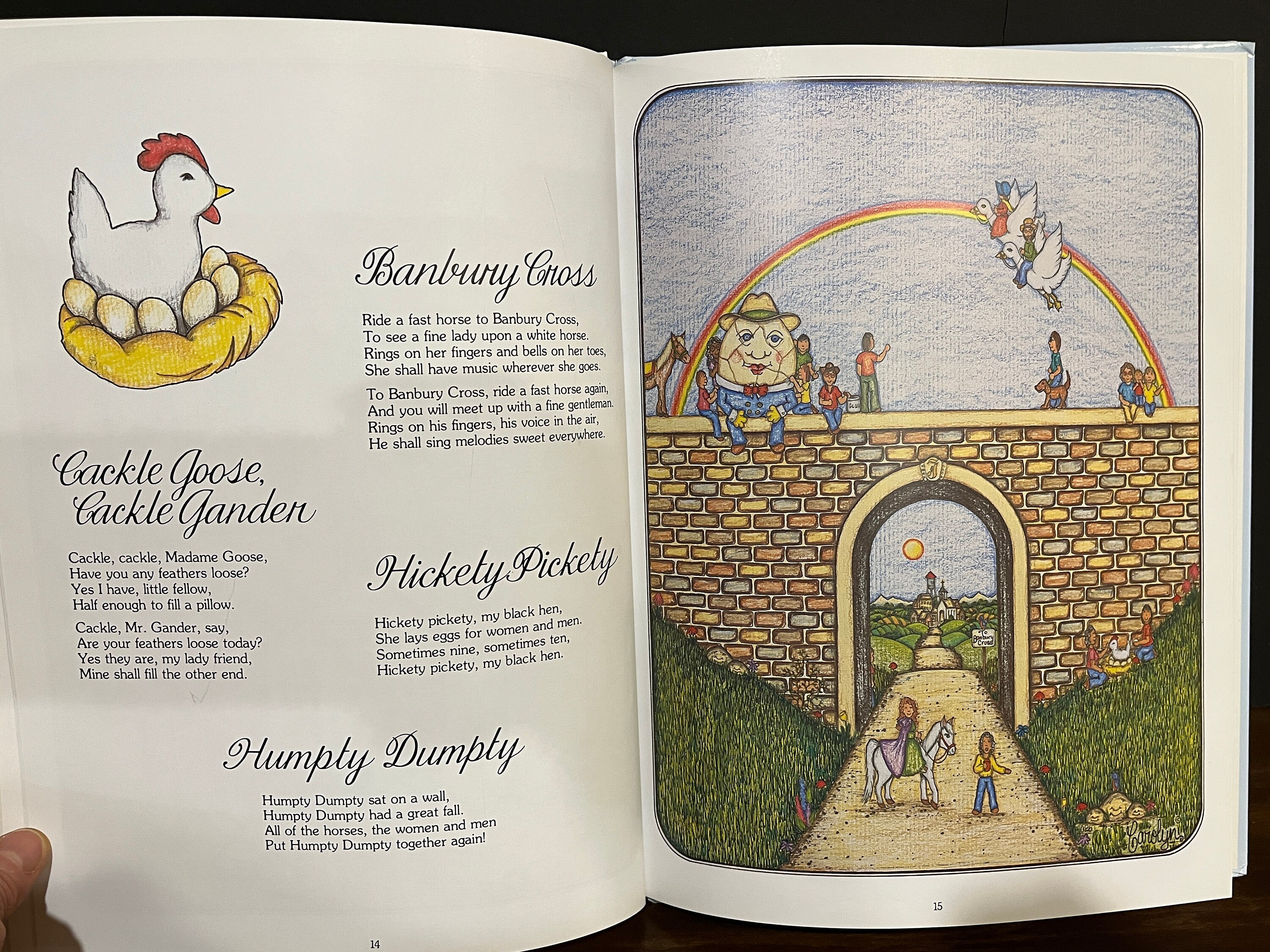 Father Gander Nursery Rhymes or Just Imagine With Barney - Etsy