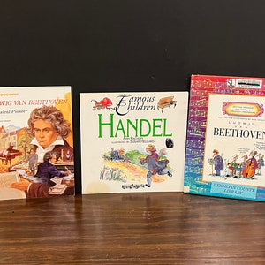Famous Composer Books for Children, Vintage - Sold Individually