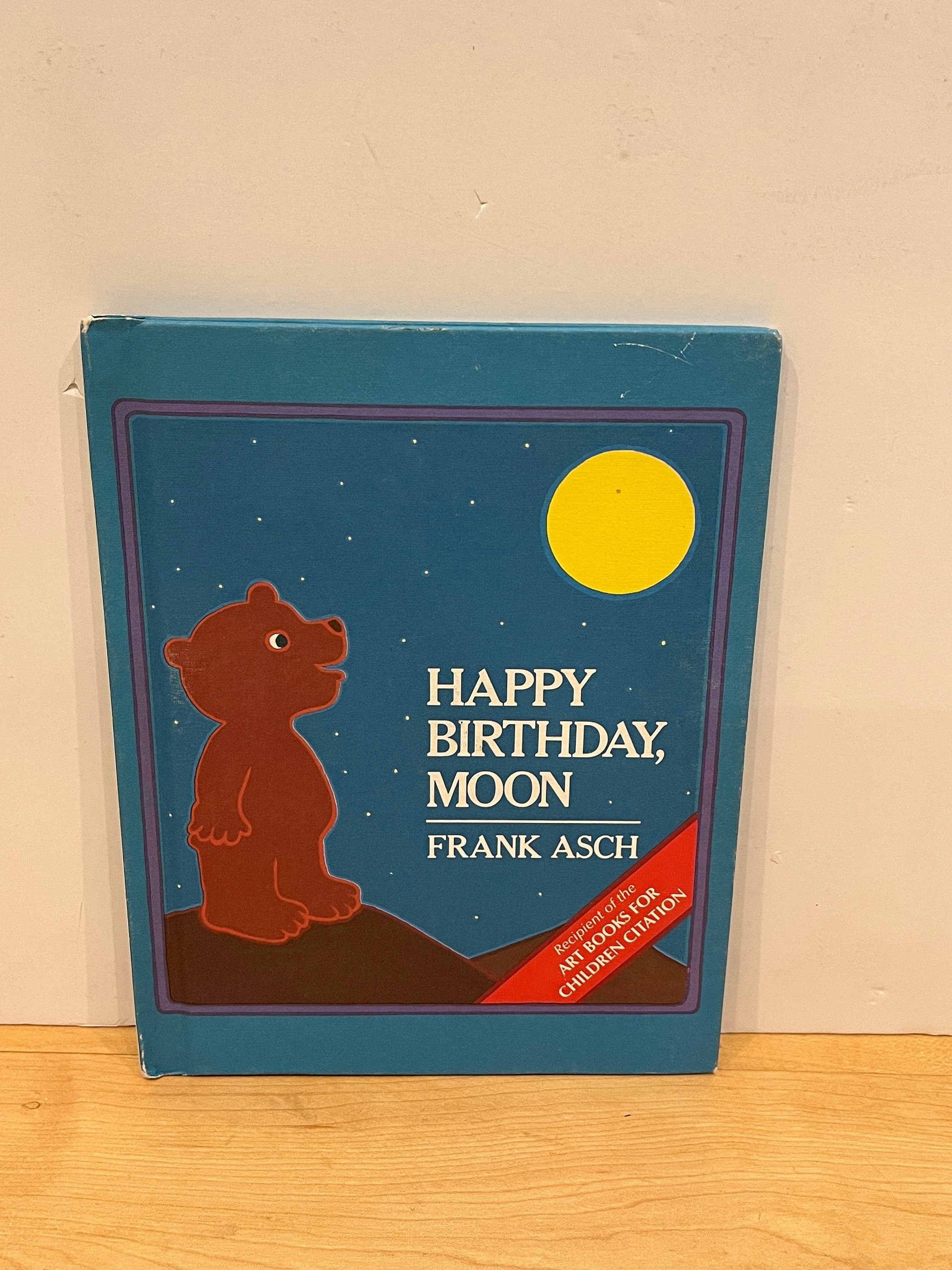 Happy Birthday, Moon by Frank Asch, 1982 - Etsy Sweden, image size:2250x3000