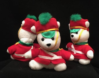 1997 Santa Bear Plush Mini-Soldier for Dayton Hudson