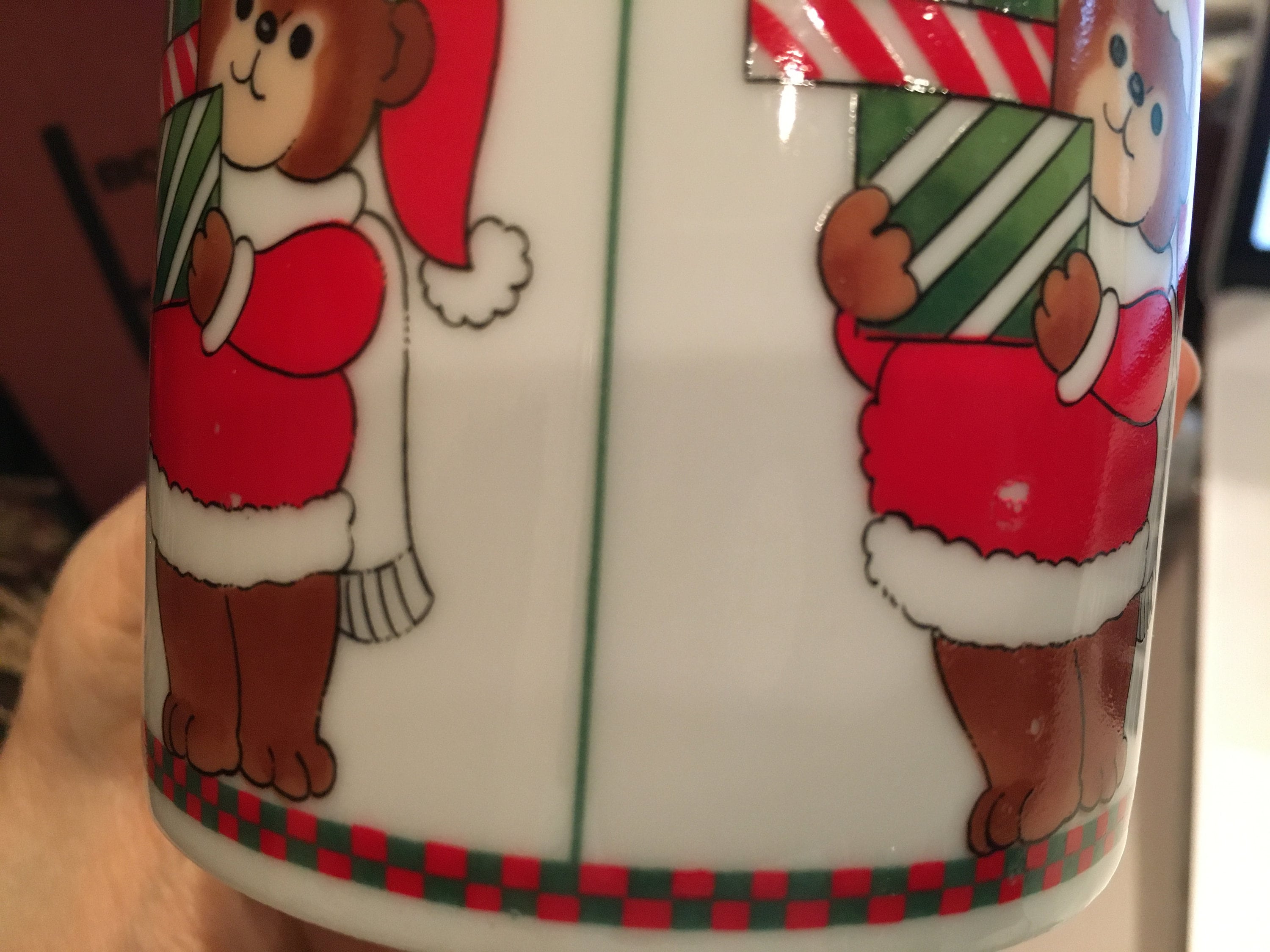 小物 Show Set of Four Porcelain Christmas Mugs 11281, Dayton Hudson