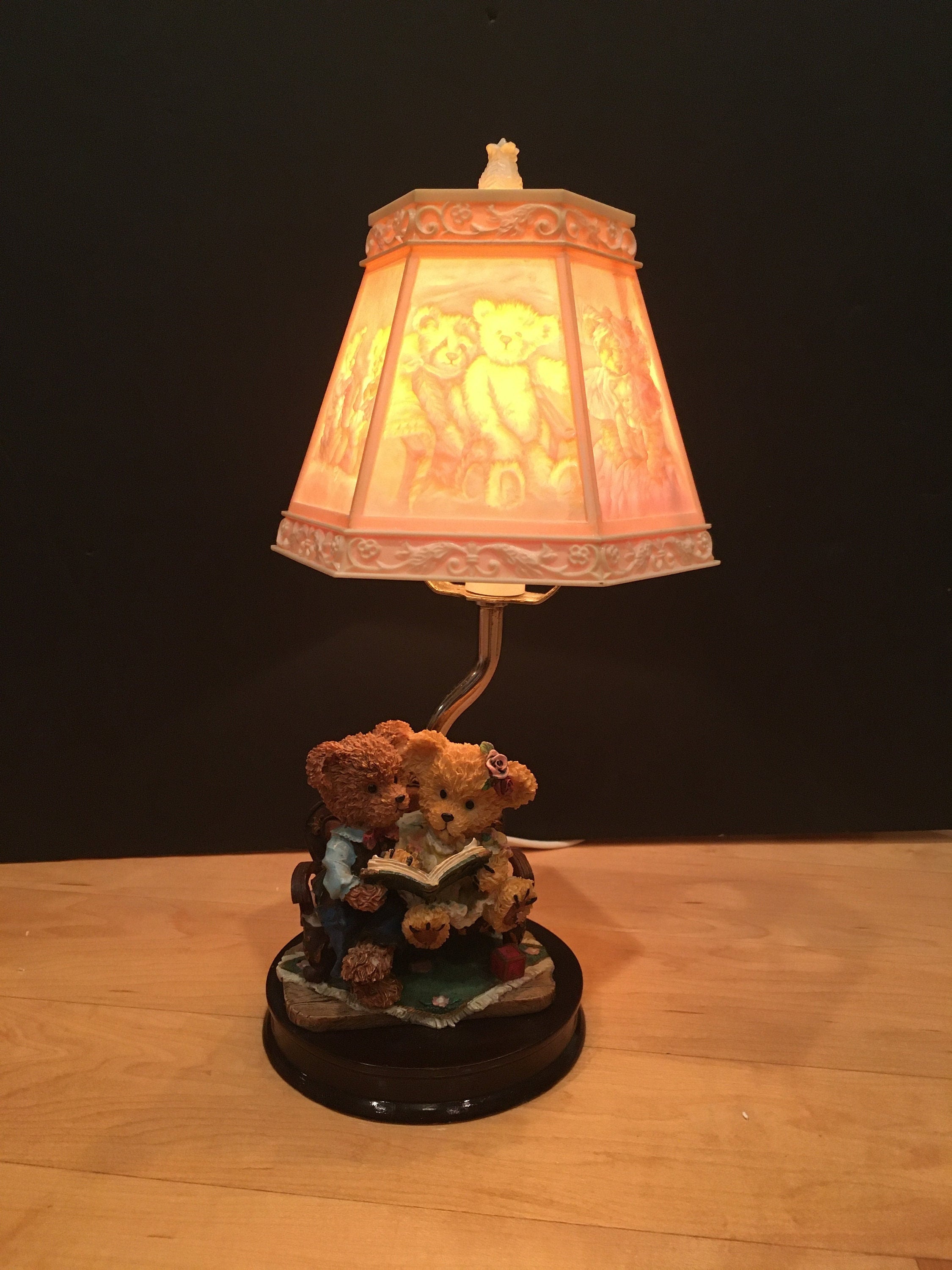 Vintage sale bear lamp