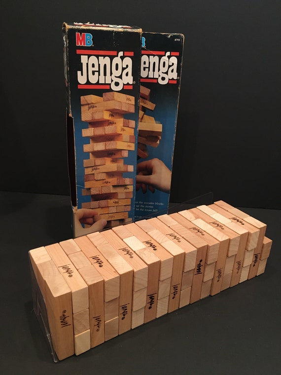 Jenga by Milton Bradley, 1986 - Etsy