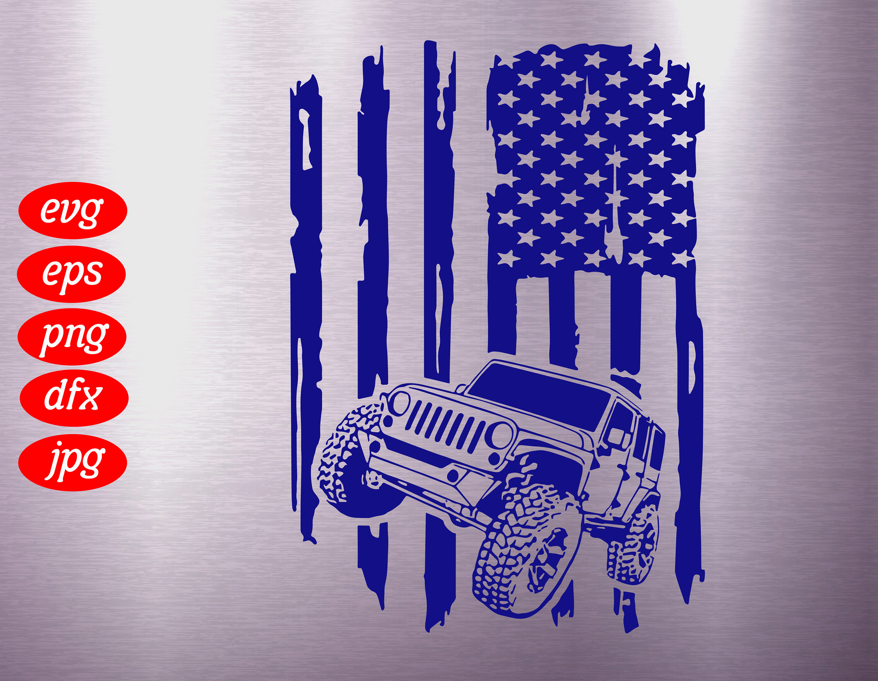 Free Free American Flag Jeep Svg 297 SVG PNG EPS DXF File