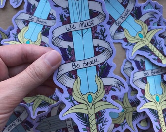 She-ra Sticker | She-ra Sword | Vaporwave Sticker