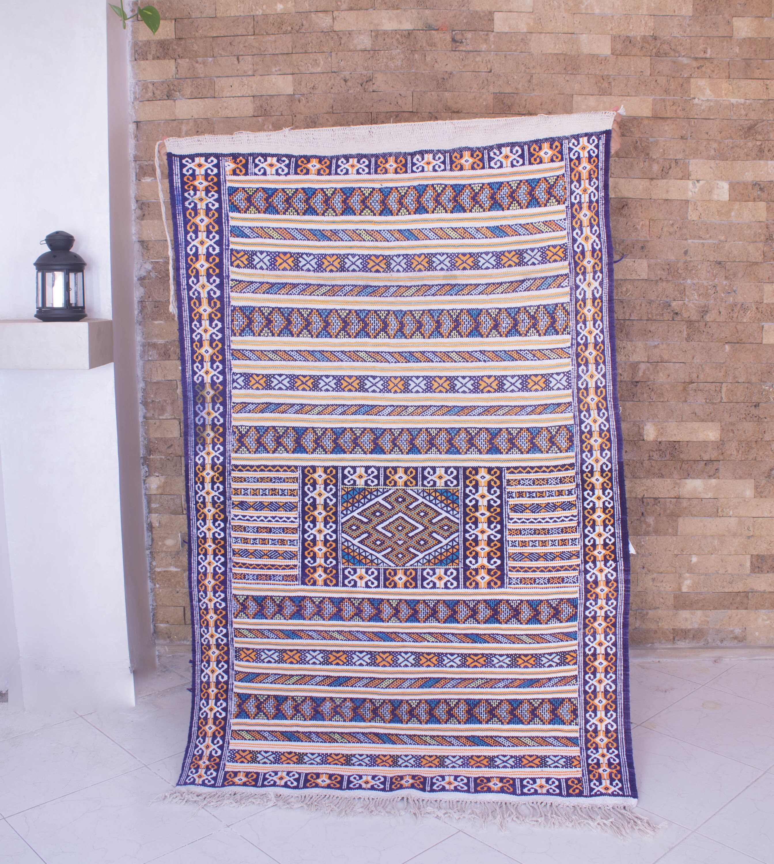Berber Rug Moroccan Colorful Eclectic Bohemian Rug