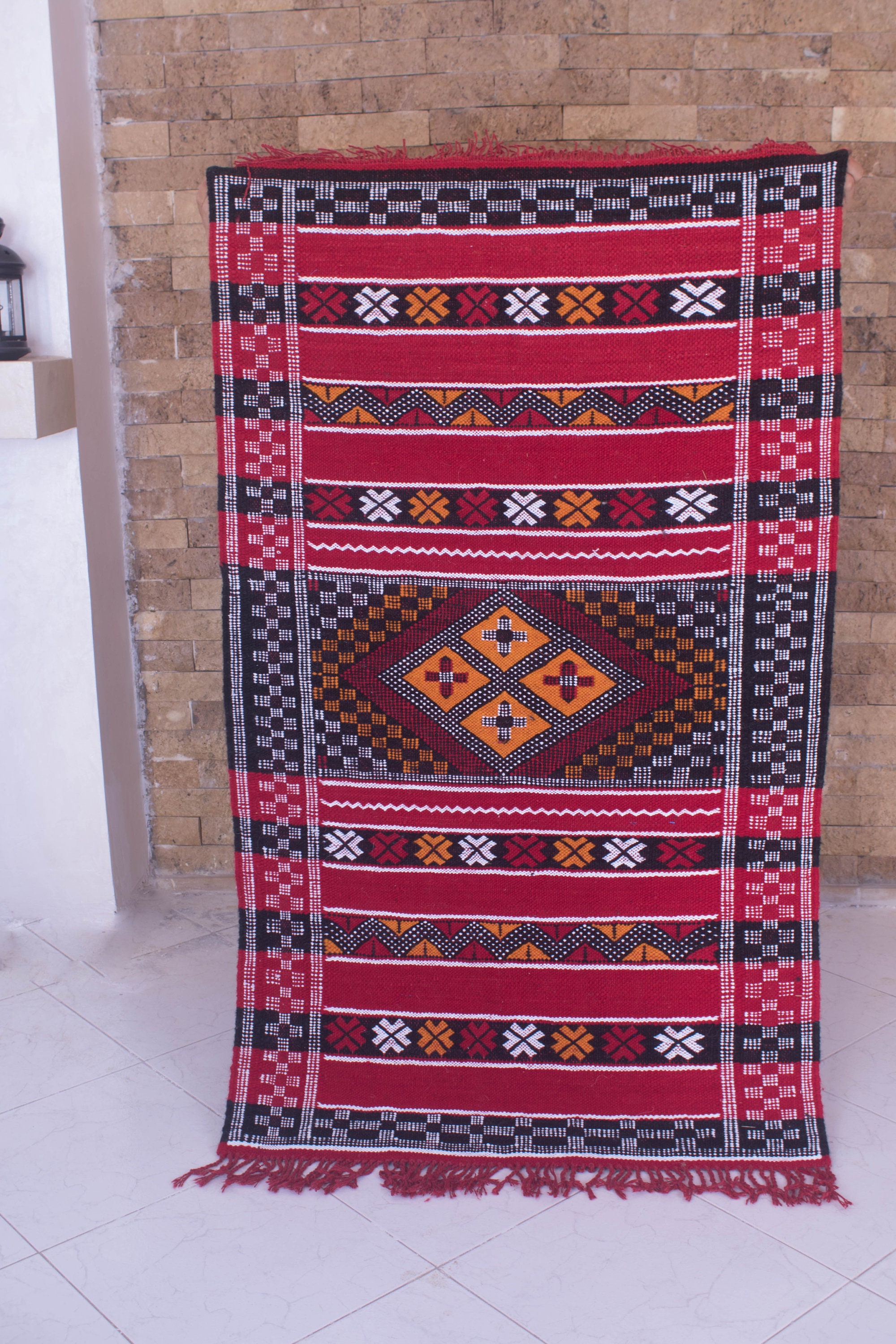 Berber Moroccan Rug Red Berber Eclectic Bohemian Rug