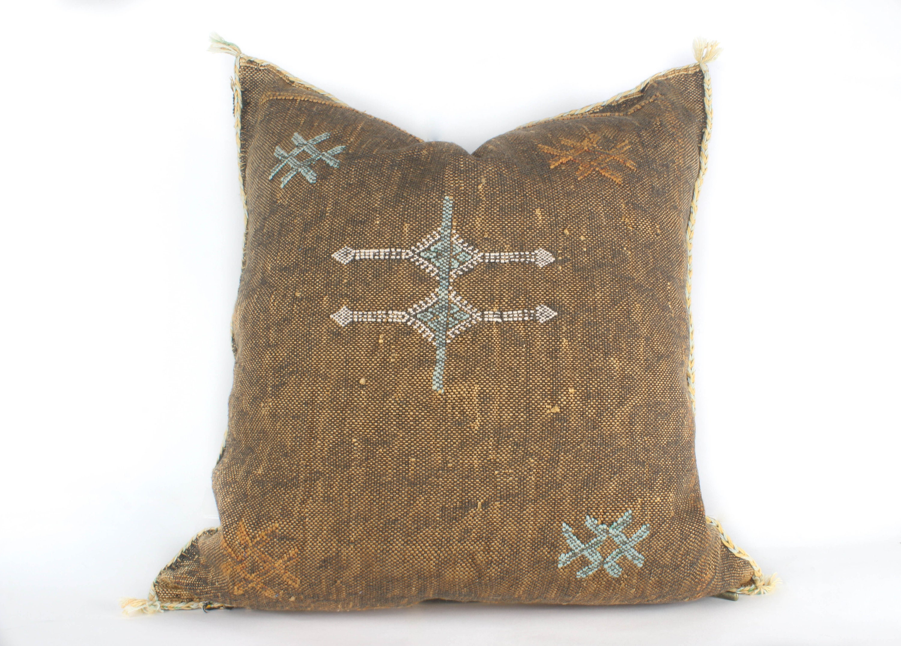 Cactus Silk Pillow Moroccan Berber Eclectic Bohemian Decorative Pillow